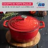 ELO Kirschrot Topf Gusseisen rund robust Induktion rot 26cm Produktbild-Vorschau 14