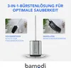 Silikon-Toilettenbrste mit Toilettenbrstenhalter und langem Produktbild-Vorschau 5