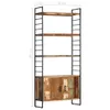 vidaXL Bibliothèque 4 niveaux 80x30x180 cm Vieux bois Voir les images du produit 7