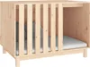 vidaXL Domček pre psa 100x70x72 cm z masívneho borovicového Náhľad obrázku produktu 5