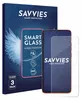 A product box for screen protectors, with a screen protector and a phone displayed. Produktbild-Vorschau