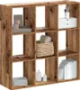 vidaXL Bücherregal Altholz-Optik 102x32x102 cm Produktbild-Vorschau 2