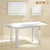HOMCOM Esstisch ausziehbar 120-160 x 80 cm Küchentisch für Produktbild-Vorschau 3