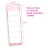 itenga 10x Ordneretikett Rosa Rückenetikett zum Aufkleben Produktbild-Vorschau 4