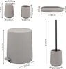eluno Bad-Set TESERO 5tlg. mit Seifenspender, Becher, Produktbild-Vorschau 7
