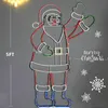 Weihnachtsmann Outdoor Dekoration 150 cm mit 273 LEDs Podgląd zdjęcia produktu