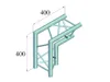 ALUTRUSS DECOLOCK DQ3-PAC25 2-Weg Ecke 90° Produktbild-Vorschau 2