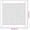 vidaXL Schranktüren 2 Stk. Gitterdesign 59,5x61,5 cm Produktbild-Vorschau 6