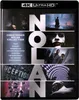 A collage of movie posters and scenes from Christopher Nolan films, with the director's name prominently displayed. Produktbild-Vorschau