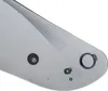 A close-up view of a motorcycle helmet visor. Produktbild-Vorschau