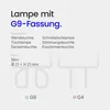 Asalite G9 LED-Lampe 6W 600lm 4000K 220-240V 3 Stück Produktbild-Vorschau 5