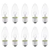 10 x Spectrum Glühbirne Kerze 25W E27 klar Glühlampe 25 Produktbild-Vorschau 1