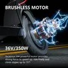 ZELURXX X8 Scooter elettrico pieghevole 10 pollici 350W 32 Anteprima dell’immagine prodotto 4
