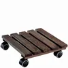 Multiroller PALISANDER naturale 28 x 28 cm 4 ruote doppie, Anteprima dell’immagine prodotto 1