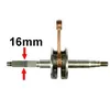 NEU KURBELWELLE KEIL HALBMOND für LONGJIA LJ50QT-2M 50 2T Produktbild-Vorschau 2