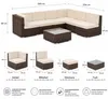 Mucola Lounge Set Polyrattan Gartenmöbel Rattanmöbel Produktbild-Vorschau 3