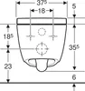 Geberit AquaClean Alba WC-Kompletta­nlage Wand-WC, weiß, Produktbild-Vorschau 24