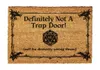 .Fußmatte „Definitely Not a Trap Door“ aus Kokos – Lustige Produktbild-Vorschau 2