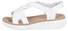 Rieker Damen Sandalen Keilsandaletten Modeschuhe weiß 38 Produktbild-Vorschau 8