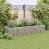 vidaXL Gabion letto rialzato in acciaio 270×90×50 cm Anteprima dell’immagine prodotto 4