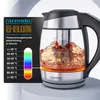 Arendo waterkoker, glas, 1,8 liter, 2200 W, theepot met Productafbeelding-voorbeeld 5