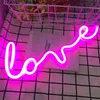 Insegna al neon a LED LOVE Cuore rosa 35x13 cm - Anteprima dell’immagine prodotto 4