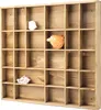 Woodweaver Holzregal | 28 Fächer | 45x40x3,5cm | Hellbraun Produktbild-Vorschau 1