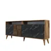 Skye Decor, Milan - Walnut, Black Marble, Produktbild-Vorschau 5