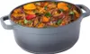 A close-up, slightly angled view of a gray pot filled with a stew. Náhled obrázku produktu
