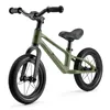 A green balance bike for children is shown against a white background. Produktbild-Vorschau
