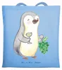 Mr. & Mrs. Panda Shopping Tasche Winzer Herz - Sky Blue - Produktbild-Vorschau 1