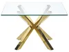 BELIANI Beistelltisch Gold Transparent 70 x 70 cm Produktbild-Vorschau 4