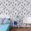 Tapeta Do Pokoju Dzieci KOSMONAUCI Planety Rakiety z modnym Podgląd zdjęcia produktu 2