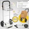 Chariot de courses pliable ELONEO, chariot de courses avec Voir les images du produit 8