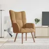vidaXL Relaxačné kreslo hnedý zamat Náhľad obrázku produktu 1