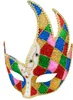 Maschera occhi veneziana colorata con glitter - Taglia Anteprima dell’immagine prodotto 11