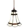 Clayre & Eef lampa wisząca Tiffany Ø 15x115 cm białe Podgląd zdjęcia produktu 3