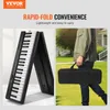 VEVOR Piano pliant 88 touches, Bluetooth et MIDI, portable, Voir les images du produit 2