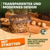 Vzduchotesné nádoby na potraviny s viečkom Viwares | Sada Náhľad obrázku produktu 7