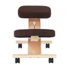 Kondela Ergonomischer Kniestuhl Flonet - braun / buche Produktbild-Vorschau 5