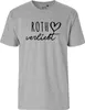 Huuraa Herren T-Shirt Roth verliebt XXL Sport Grey Bio Produktbild-Vorschau 2