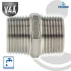 tecuro Doppelnippel Edelstahl V4A (AISI 316), AG/AG 1/2 Produktbild-Vorschau 3