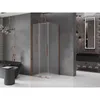 Mexen Velar Duschkabine 90x90 cm, Frostglas Roségold Produktbild-Vorschau 2