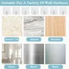 A collage of different wall surface textures suitable for adhesive hooks. Produktbild-Vorschau