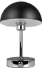 A studio shot of a black and chrome table lamp. Produktbild-Vorschau