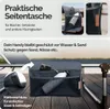 CASARIA® Sonnenliege klappbar Wetterfest mit Dach Produktbild-Vorschau 3