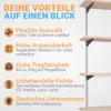 BOOMET Wandregal Metall mit Boden · 5 Ebenen 80x40cm Höhe Produktbild-Vorschau 5