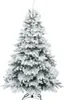 A full shot of a snow-covered artificial Christmas tree on a white background. Náhled obrázku produktu