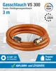 Tubo CFH per propano e butano 3/8" 3 m, senza nipplo Anteprima dell’immagine prodotto 2