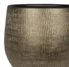 Steege Pflanztopf - modernes Design - goldfarben - 32 x 32 Produktbild-Vorschau 3